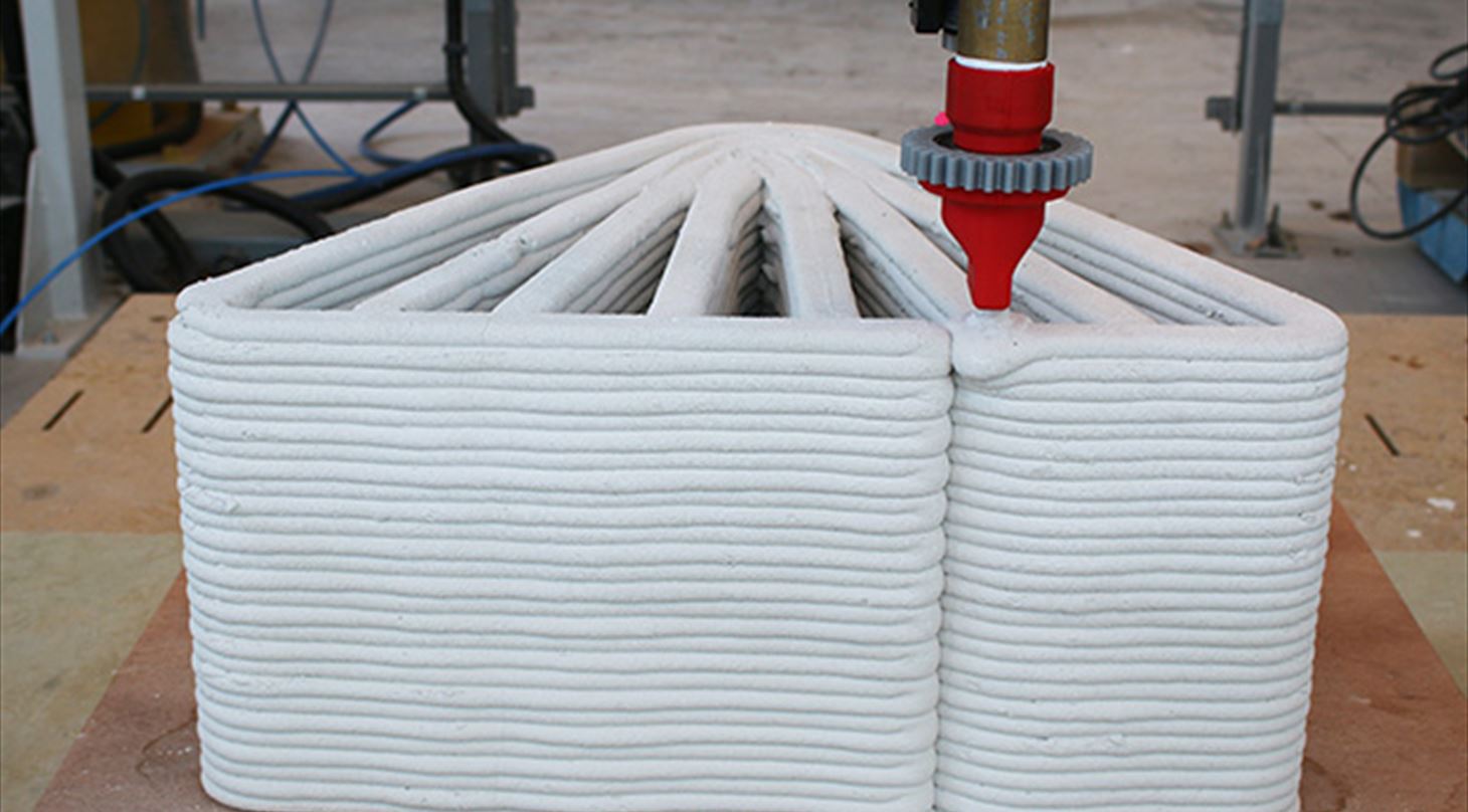 3D betonprint på Teknologisk Institut